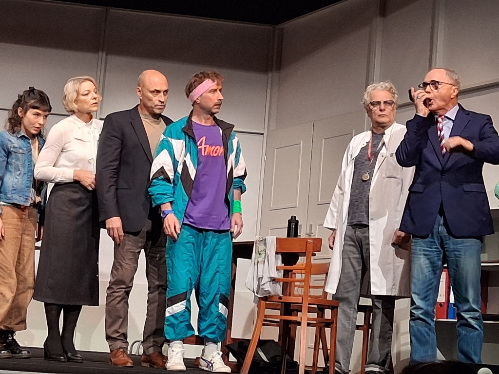 Mascha Stummer, Julia Grimpe, Silvio Hildebrandt, Sebastian Freigang, André Zimmermann, und Rainer Laupichler in Aktion